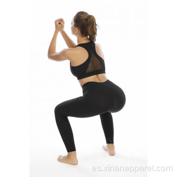 Traje determinado de la yoga de la cintura alta de las mujeres del logotipo personalizado